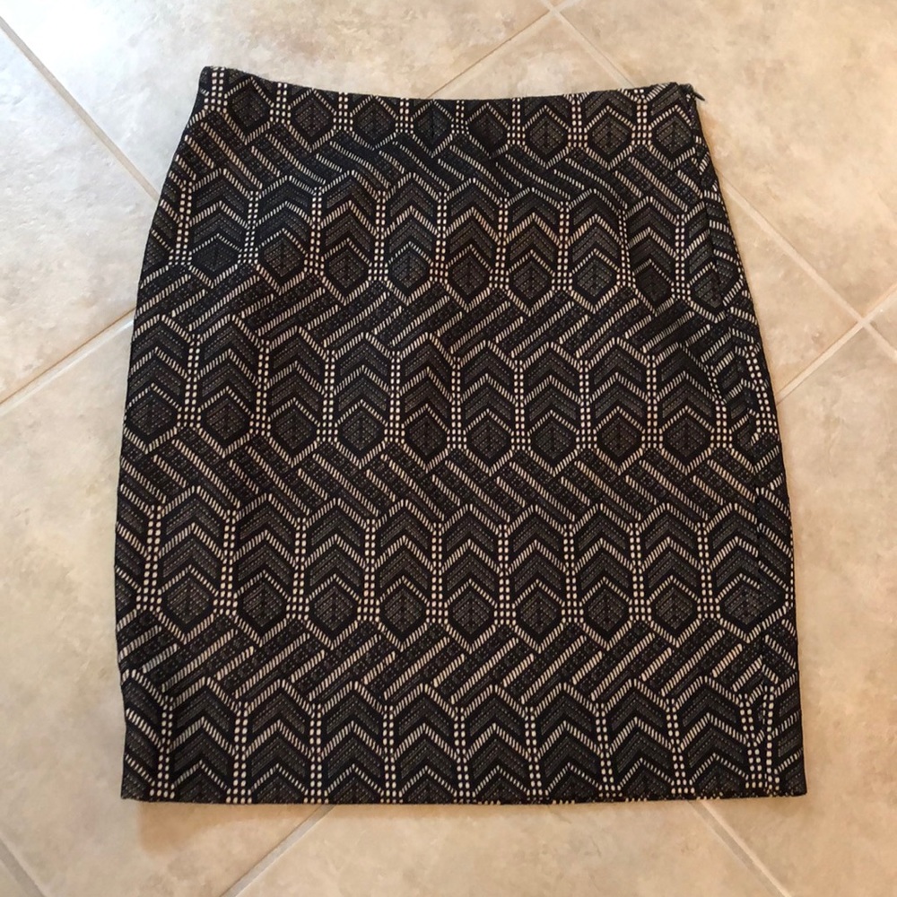 💙Pattern Pencil Skirt